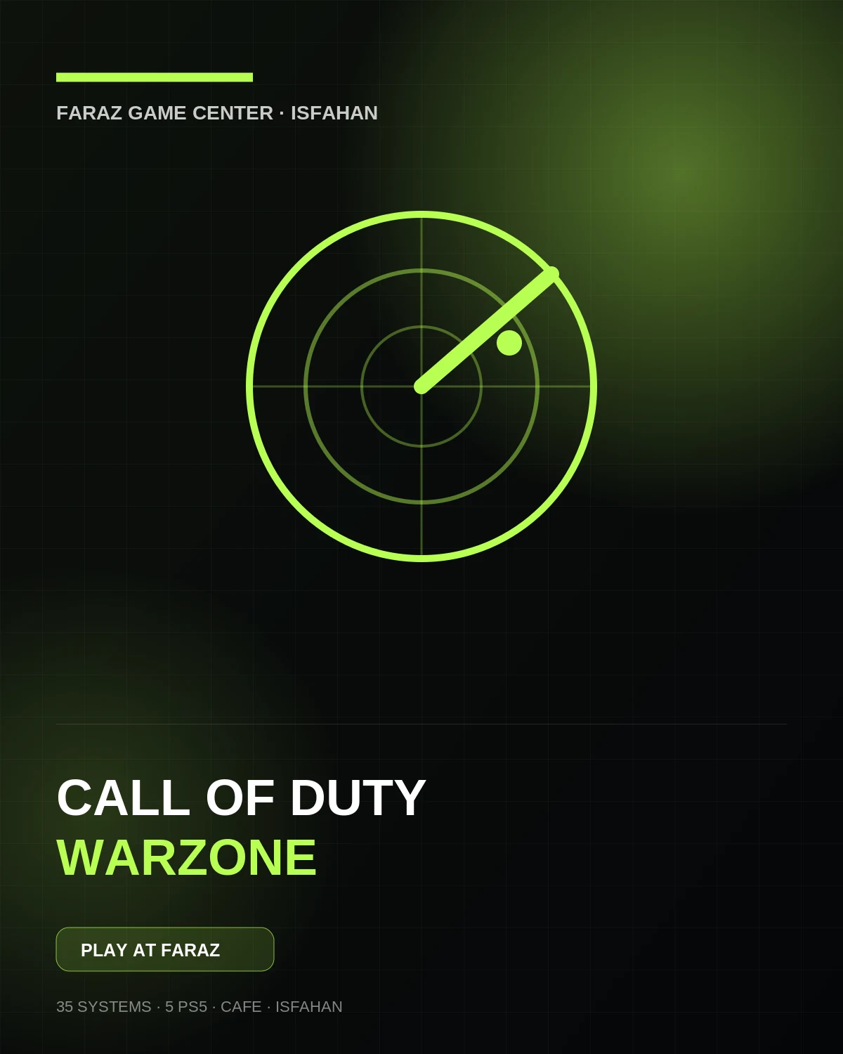 Call of Duty: Warzone در گیم سنتر فراز